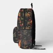 Viking Themed Ocean Scene Bedruckter Rucksack (Rechts)