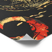 Viking Themed Ocean Scene Poster (Ecke)