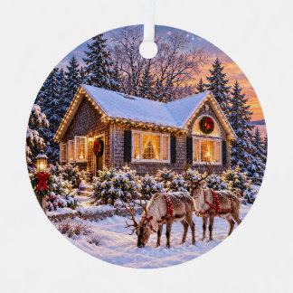 Viking Trail Cabin 2026 Weihnachtsbaumschmuck Ornament Aus Metall