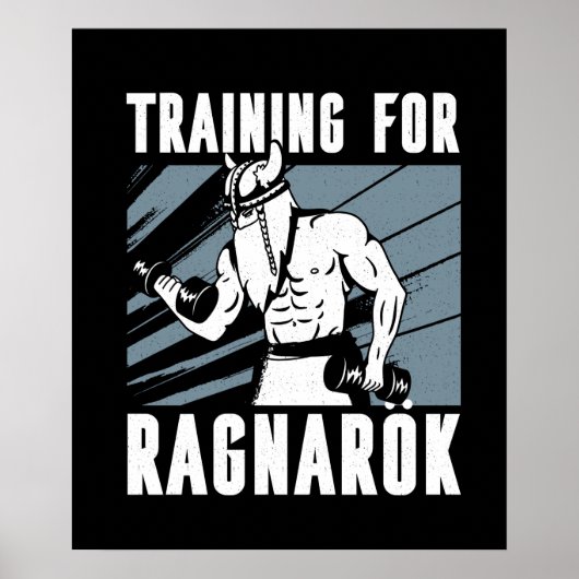 Viking Training für Ragnarok Poster (Vorne)