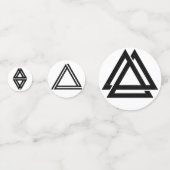 Viking Triangle Table Confetti Konfetti (Vorderseiten)