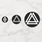Viking Triangle Table Confetti Konfetti (Rückseiten)
