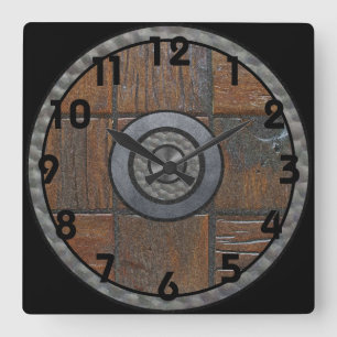 Viking-Uhr Quadratische Wanduhr