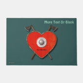 Viking Valentine Fußmatte (Vorderseite)