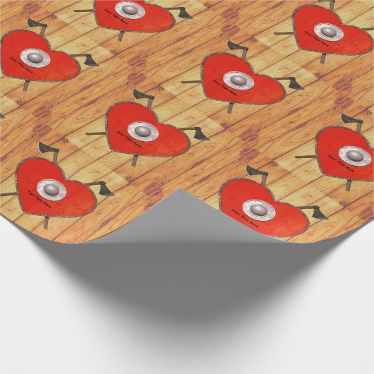 Viking Valentine Geschenkpapier (Ecke)