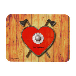 Viking Valentine Magnet