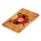 Viking Valentine - Raven Card Magnet (Linke Seite)