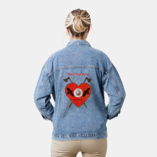 Viking Valentine - Raven Jeansjacke (Modell)