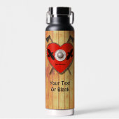 Viking Valentine - Raven Trinkflasche (Vorne)
