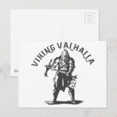 Viking Valhalla - Entwurf 6 Postkarte (Vorne/Hinten)