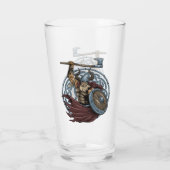 Viking Valhalla Warrior Glas (Rückseite)