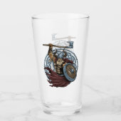 Viking Valhalla Warrior Glas (Vorderseite)