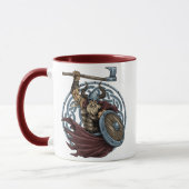 Viking Valhalla Warrior Tasse (Links)