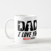 Viking Vater I Liebe Sie 3000 Kaffeetasse (Links)