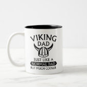 Viking Vater Zweifarbige Tasse (Links)