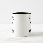 Viking Vater Zweifarbige Tasse (Mittel)