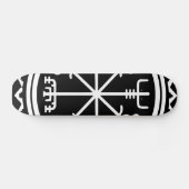 Viking Vegvisier Nautical Compass Skateboard (Horizontal)