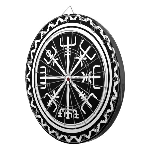 Viking Vegvisir Compass Dartscheibe (Vorderseite rechts)