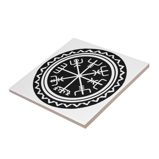 Viking Vegvisir Compass Fliese (Seite)
