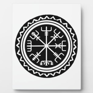 Viking Vegvisir Compass Fotoplatte