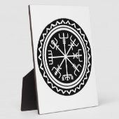Viking Vegvisir Compass Fotoplatte (Seite)
