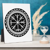 Viking Vegvisir Compass Fotoplatte (Seite)