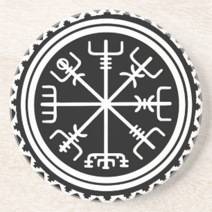 Viking Vegvisir Compass Getränkeuntersetzer