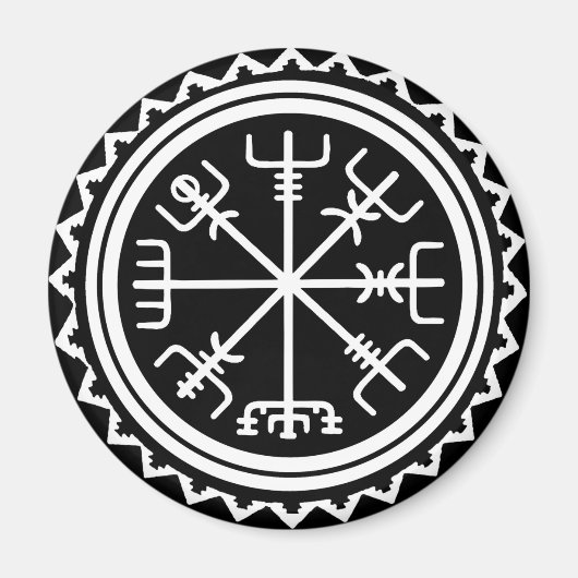 Viking Vegvisir Compass Magnet (Vorne)