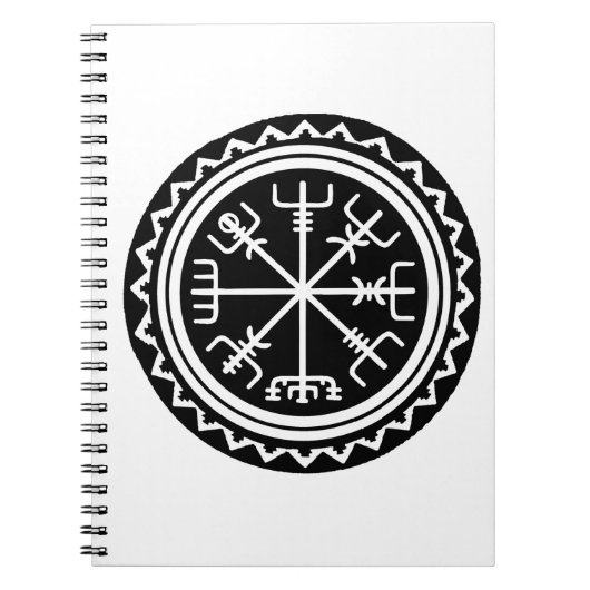 Viking Vegvisir Compass Notizblock (Vorderseite)