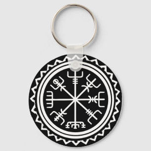 Viking Vegvisir Compass Schlüsselanhänger
