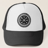 Viking Vegvisir Compass Truckerkappe (Vorderseite)