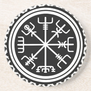 Viking Vegvisir Nautical Compass Getränkeuntersetzer