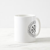 Viking Vegvisir Rune Kaffeetasse (VorderseiteRechts)