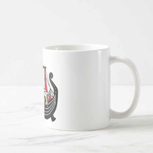 Viking versenden lang für Wikinger Kaffeetasse (Rechts)