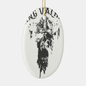 Viking Walhall - Entwurf 3 Keramik Ornament (Rechts)