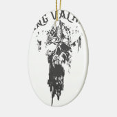 Viking Walhall - Entwurf 3 Keramik Ornament (Links)