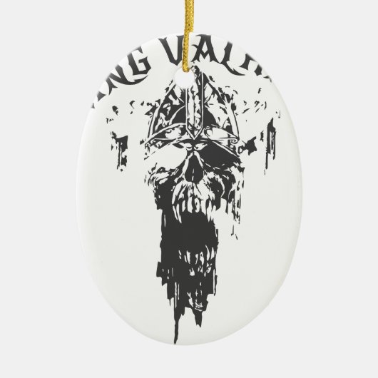 Viking Walhall - Entwurf 3 Keramik Ornament (Vorne)