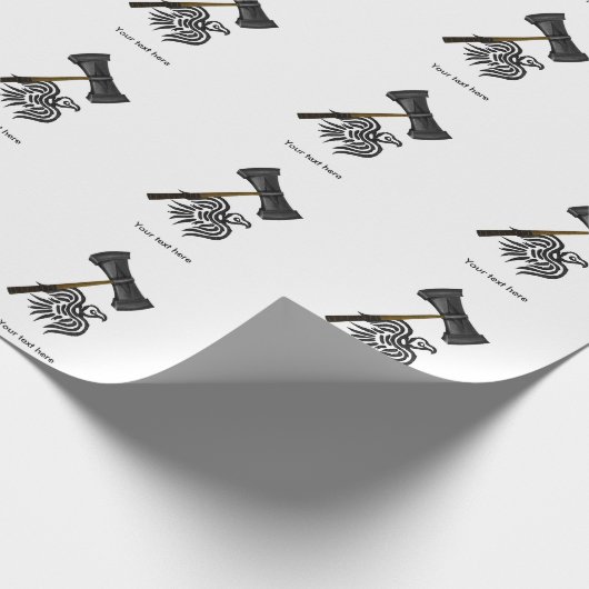 Viking War Hammer Thor Geschenkpapier (Ecke)
