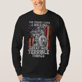 Viking Warrior 4. Juli Patriotic Usa Independe T-Shirt