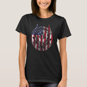 Viking Warrior 4. Juli Patriotic Usa Independe T-Shirt