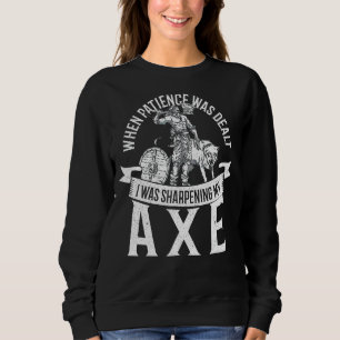 Viking Warrior Ax Viking Valhalla Norse Mytholog Sweatshirt