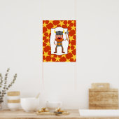 Viking Warrior Boy Birthday Party Poster (Küche)