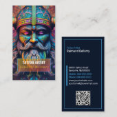 Viking Warrior Business Card Visitenkarte (Vorne/Hinten)