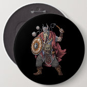 Viking Warrior Button (Vorne & Hinten)