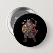 Viking Warrior Button (Vorne & Hinten)