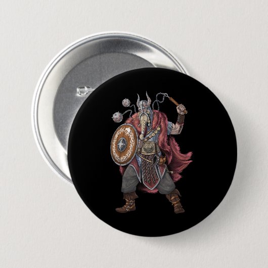 Viking Warrior Button (Vorne & Hinten)