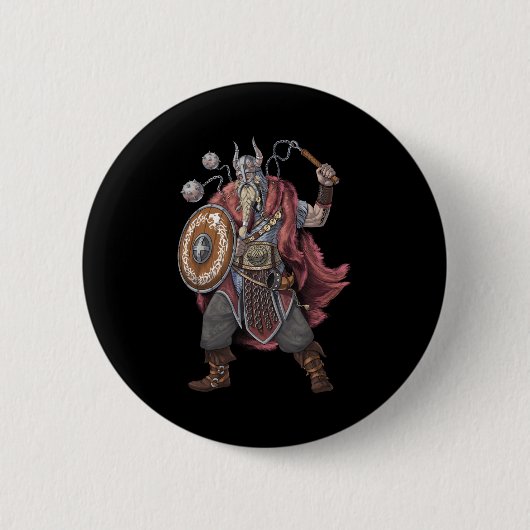 Viking Warrior Button (Vorderseite)