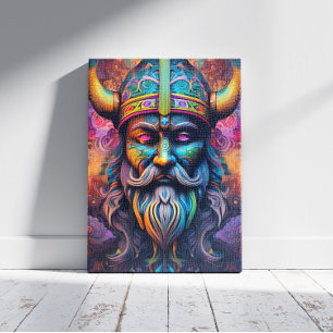 Viking Warrior Canvas Print Leinwanddruck