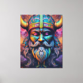 Viking Warrior Canvas Print Leinwanddruck (Vorderseite)