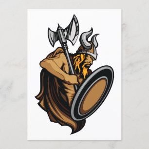 Viking Warrior Einladung